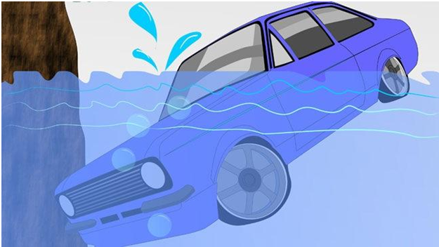 Cách giúp thoát khỏi xe khi xe bị chìm xuống nước