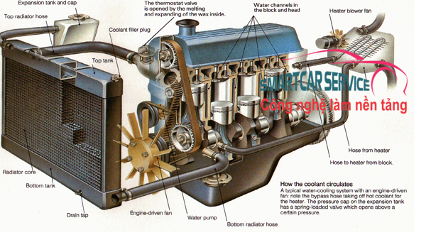 Các bênh thường gặp ở hệ thống làm mát trên trên ô tô