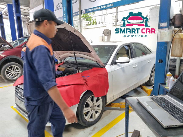 Sửa chữa xe Audi Long Biên uy tín