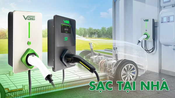 Sạc Ô Tô Điện VinFast Tại Nhà